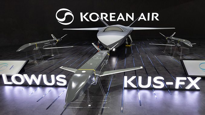 Korean Air UAVs LOWUS Wingman UAV ADEX 2025 Drones