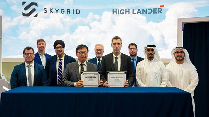 SkyGrid High Lander UAE AAM Ecosystem UTM U-Space Integration