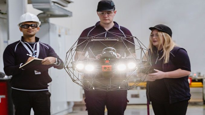Drone Factory Inspection Jaguar Land Rover UAS Industrial Drone Safety